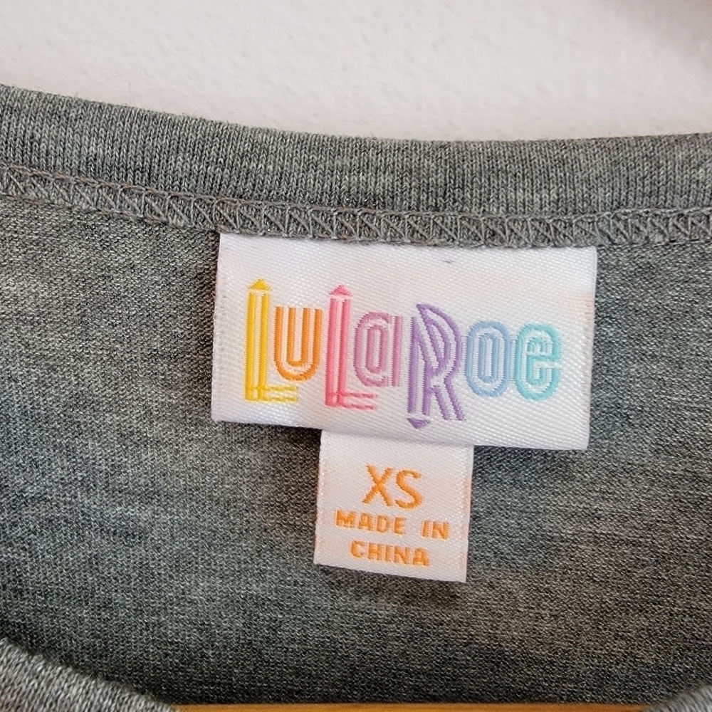 LulaRoe Randy 4th of July Jersey Shirt Size XS - Picture 3 of 4